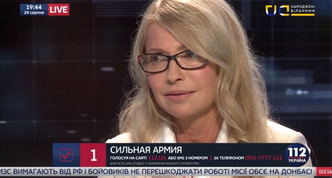 Сазонов: судя по эфиру, канал "112 Украина" купила Тимошенко