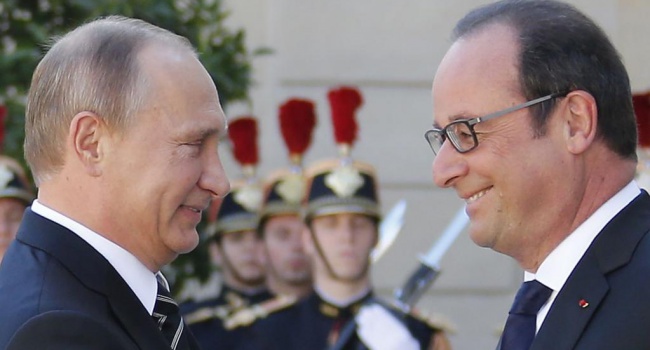 В МИД Франции прокомментировали заявление Олланда о переговорах с Путиным
