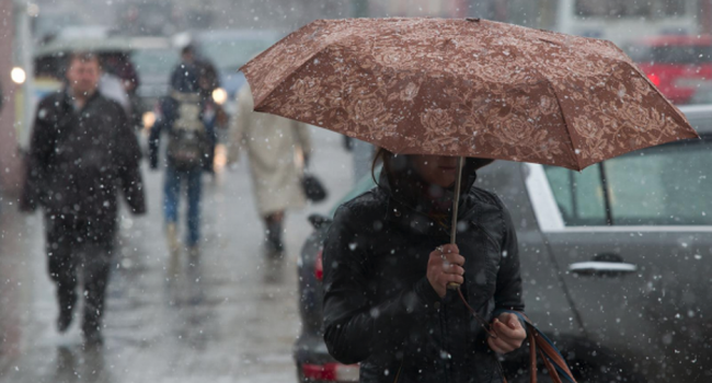 Синоптики: в выходные ухудшение погоды – мокрый снег и ливни
