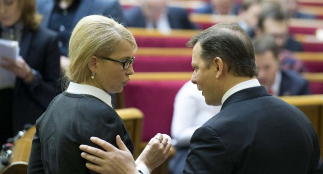 Сазонов: у Тимошенко была пауза после оплеухи Ляшко, но потом оказалось, что Порошенко спустил на Юлю всех собак