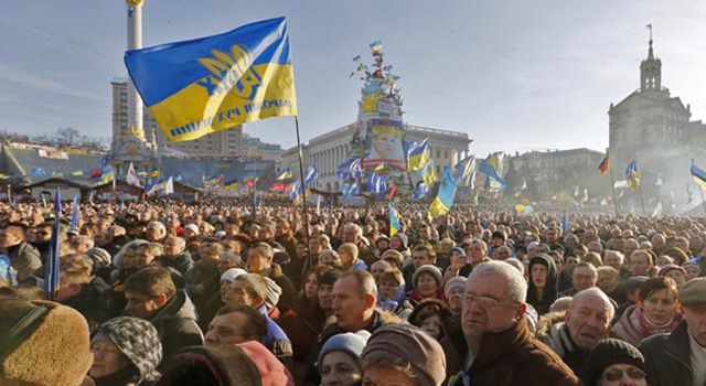 В понедельник центр Киева перекроют в связи с празднованием годовщины Революции достоинства
