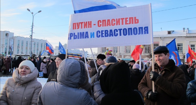 Стельмах: «Крымский фактор» стремительно теряет популярность среди россиян