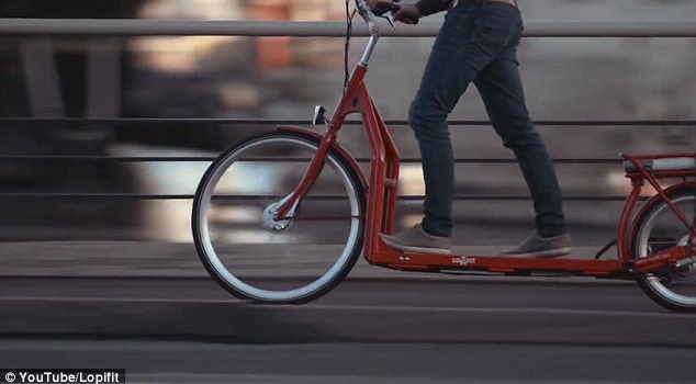 Нидерландец презентовал первый в мире велосипед со встроенной беговой дорожкой