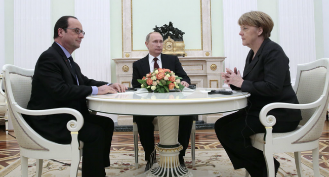 Франция и Германия намерены продолжить сотрудничество с Путиным в «нормандском формате»