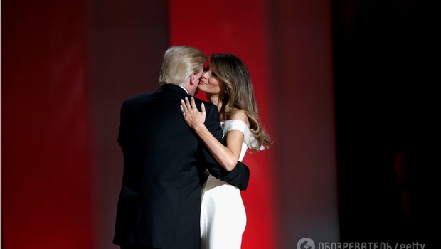 Мелания Трамп покорила американцев роскошным нарядом на инаугурационном балу