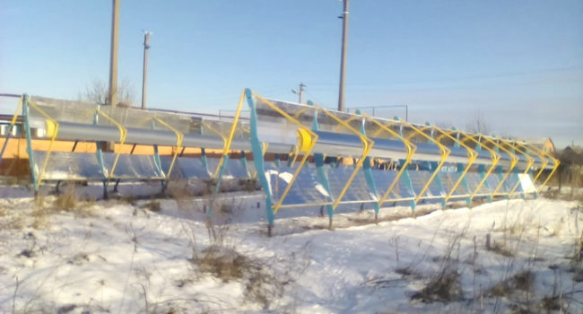 Українець сконструював сонячну станцію