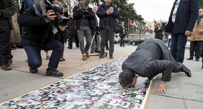 В Женеве показали детей, убитых Путиным и Асадом в Сирии
