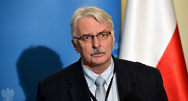 Очільник МЗС Польщі вирішив піти на примирення з Україною Очільник МЗС Польщі вирішив піти на примирення з Україною