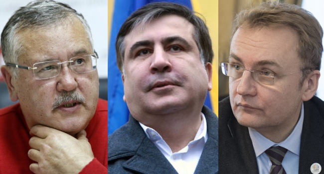 Дипломат: объединения Саакашвили, Гриценко и Садового – это всего лишь утопия и способ отвлечь общество от проблем