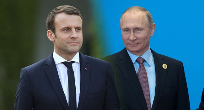 Макрон вперше поговорив із Путіним про війну в Україні