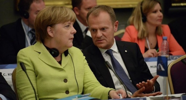 Туск и Меркель по-разному оценили успешность переговоров с Трампом