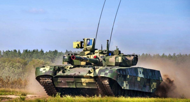 В Інтернеті з’явилося відео випробувань українського танку «БМ Оплот»  (відео)