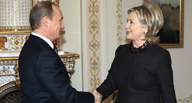 В США раскопали информацию о давних связях Клинтон с Россией