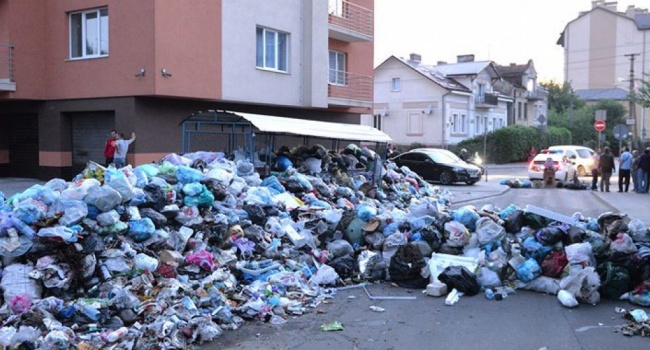 Власти Львова прокомментировали процесса вывоза мусора из города