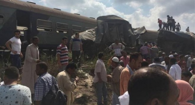 Жахлива залізнична катастрофа в Єгипті