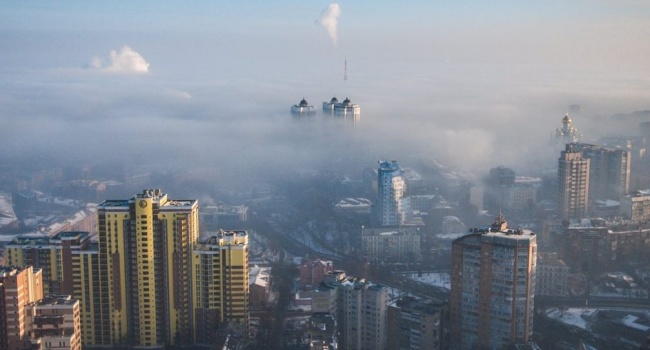 В ближайшие дни Киев полностью окутает смог