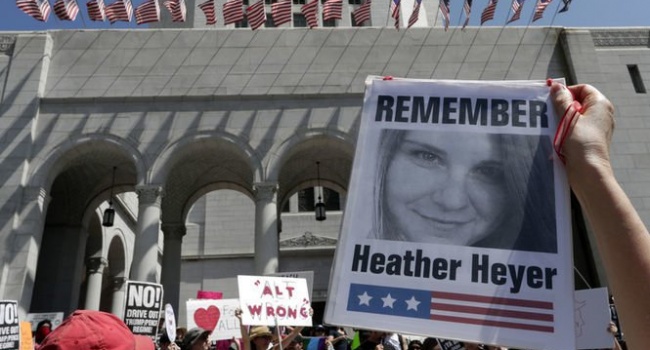 Мать, погибшей в следствии теракта в США Хеатер Хайер: я никогда не прощу Трампа и не пожму ему руку