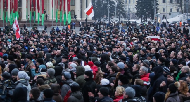У Мінську пройшли протести проти проведення навчань «Захід – 2017»