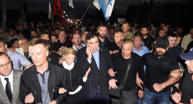 Политолог сравнил прорыв Саакашвили с прорывом украинофоба, депутата Госдумы Маркова