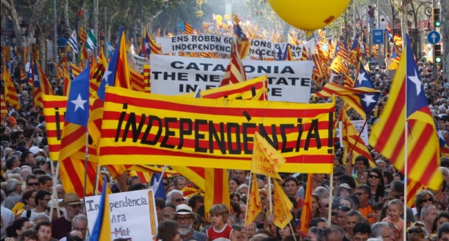  В Каталонии снова начались акции протеста