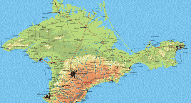 Авторитетное американское издание опубликовало карту с «неукраинским Крымом»