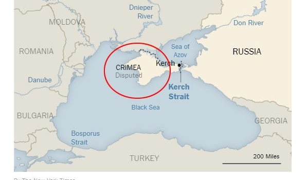 Авторитетное американское издание опубликовало карту с «неукраинским Крымом»