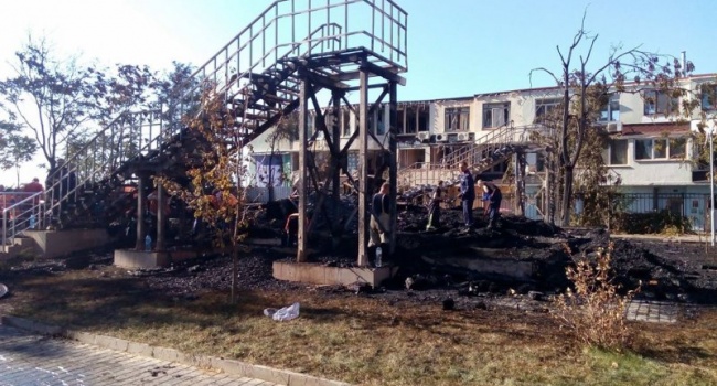 Установлена причина пожара в лагере «Виктория»