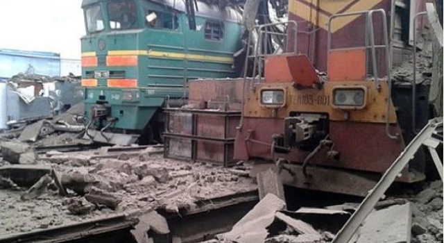  В сети появились снимки ж/д узла в Дебальцево, - станция полностью разрушена
