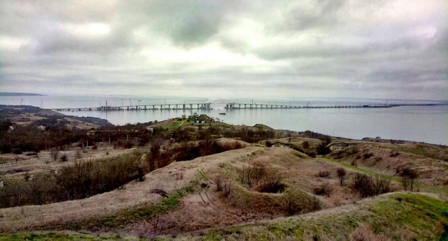 В сети появились свежие фото Крымского моста