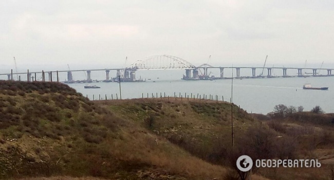 В Сети появились новые фото строительства Крымского моста