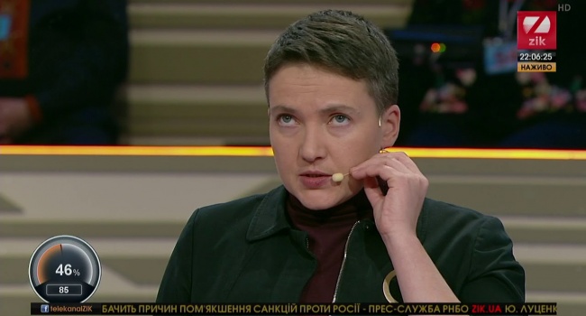Телеканал ZiK решил «добить» украинцев, представив, как финансового эксперта Надежду Савченко