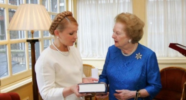 Соратники Тимошенко решили воскресить премьер-министра Великобритании Маргарет Тэтчер, которая умерла в 2013 году