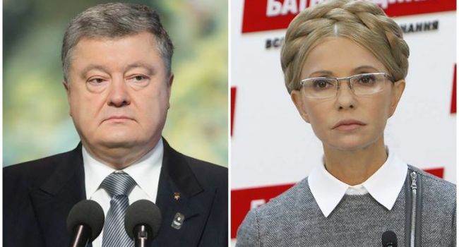 Порошенко существенно уступает Тимошенко