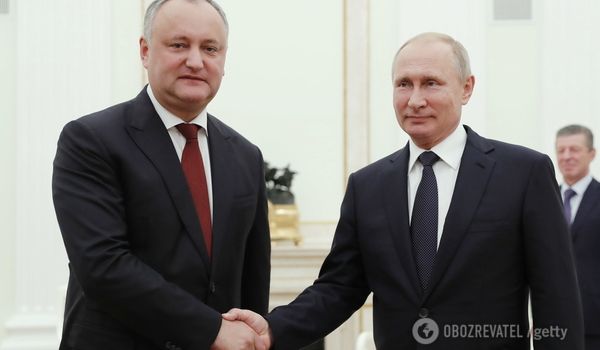Путинские газопроводы не помогут: Додон признал зависимость от Украины 