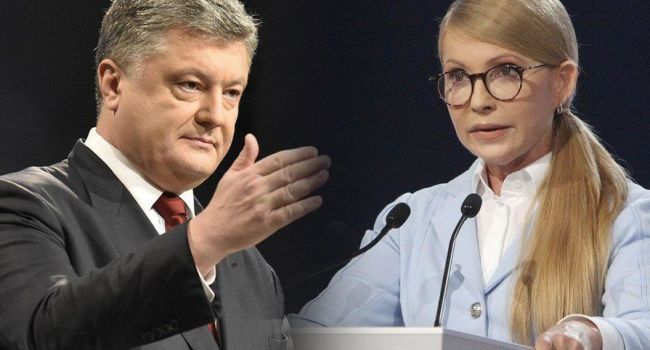 Тимошенко активно догоняет Порошенко