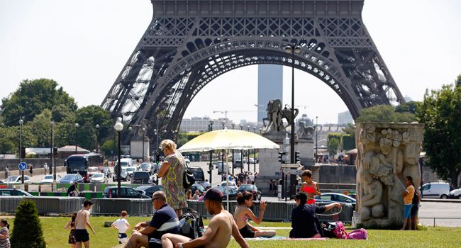   В 50 городах Франции установлены абсолютные температурные рекорды