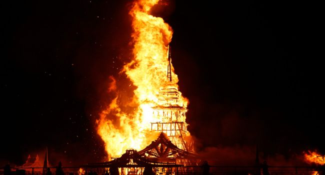 В Ивано-Франковске сгорел старинный храм