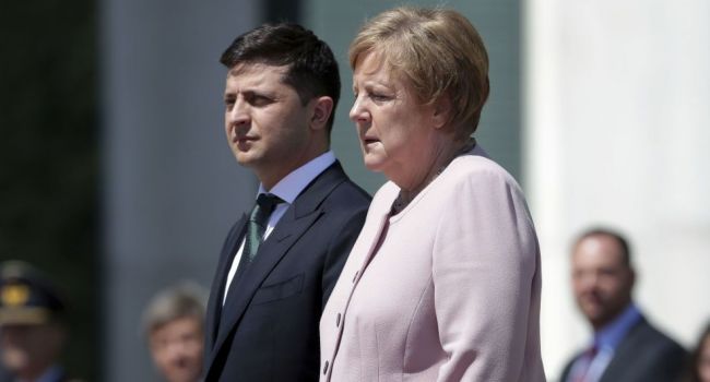 Зеленский и Меркель договорились о встрече с Путиным 