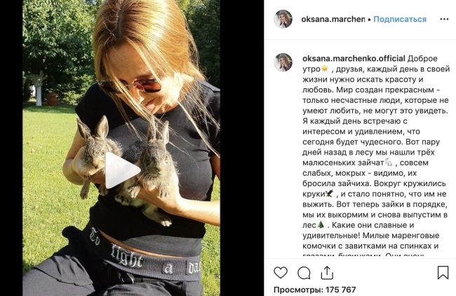 «Купите им бутылочку с соской»: Оксана Марченко поймала в лесу зайцев и выкармливает их, как мама