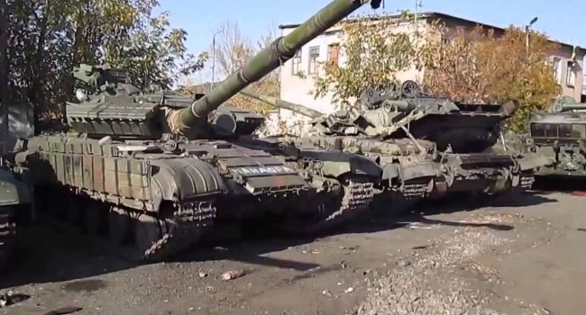 В Донецке уничтожена танковая часть «ДНР»