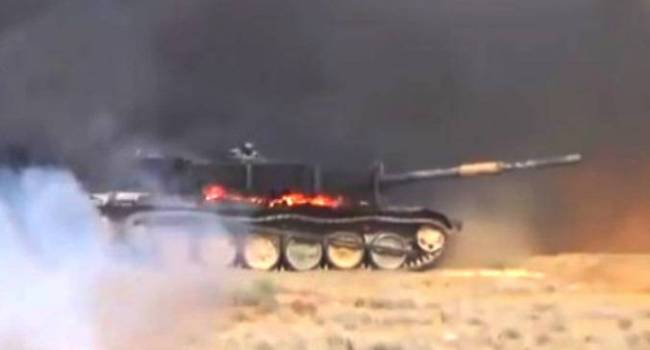 В ВС РФ объявили тревогу, начали формировать колонну и вдруг … сгорел танк Т-72БМ
