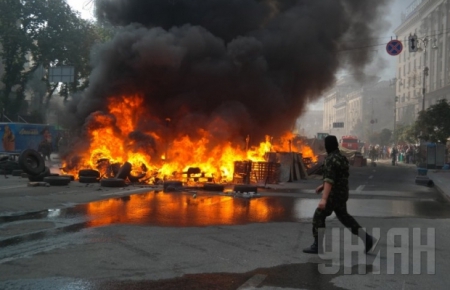 Хаос на Евромайдане в Киеве