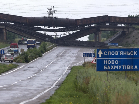 Автодорога Славянск – Донецк – Мариуполь восстановлена