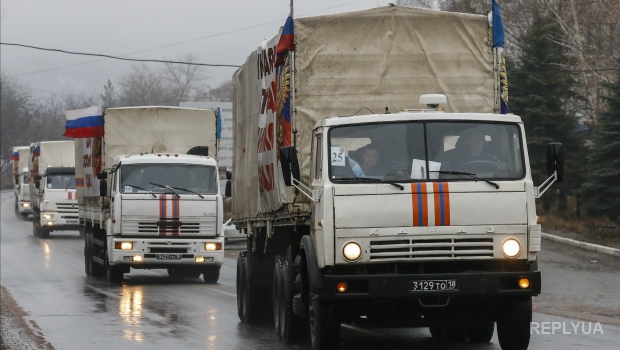 Очередной гуманитарный конвой пересек границу Украины