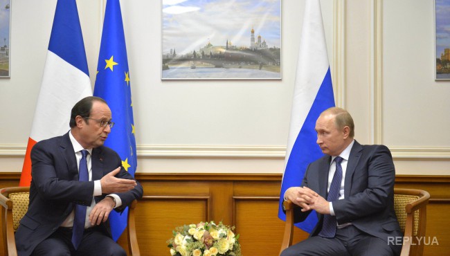 Путин с Олландом поговорят и об Украине Путин с Олландом поговорят и об Украине