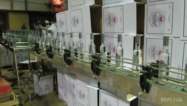 В Одессе «накрыли» цех по производству водки