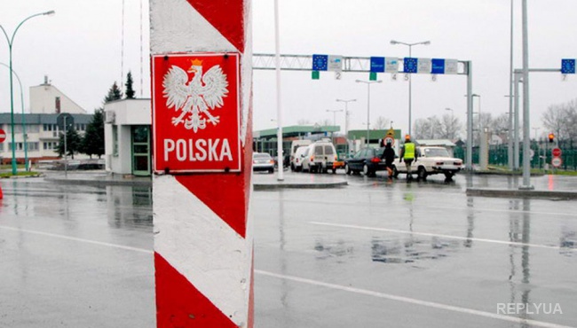 «Новогодняя» пробка на границе с Польшей
