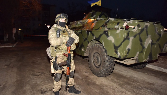 В Донецкой области прошла учебная тревога для полицейских
