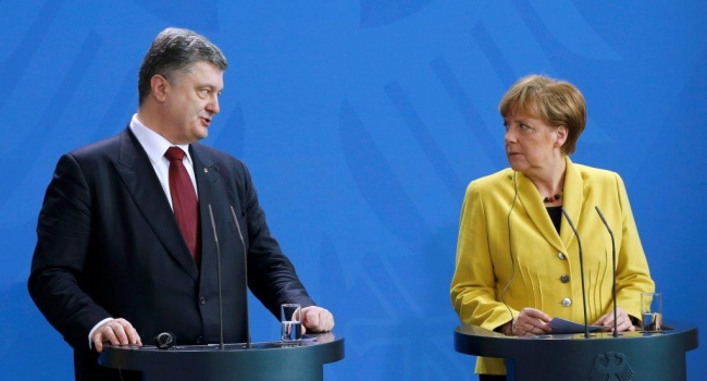 Порошенко отправился в Германию на встречу с Ангелой Меркель