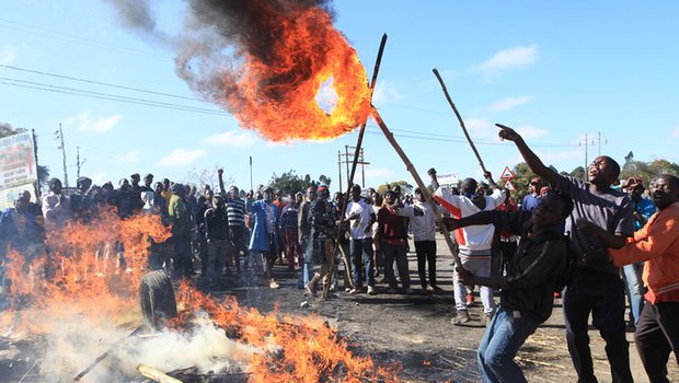 Протесты в Зимбабве продолжаются